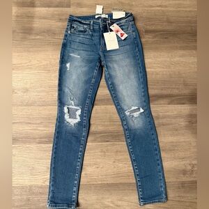 Kancan Skinny Distressed Jean